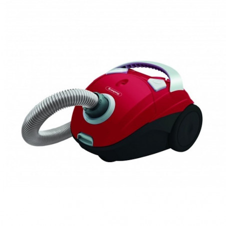 Rosberg R51001J Bagged Vacuum Cleaner, 700W, 1.5 L, Accessories, Red