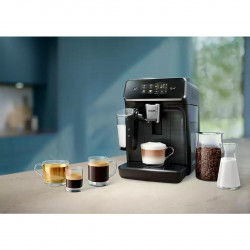 Aparat de cafea Philips EP2334/10, 1500W, Complet automat 1.8L, 15 bar, LatteGO, AquaClean, 12 grade de macinare, Negru/inoxl