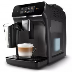 Aparat de cafea Philips EP2334/10, 1500W, Complet automat 1.8L, 15 bar, LatteGO, AquaClean, 12 grade de macinare, Negru/inoxl