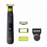 Trimmer Philips Pro 360 QP6541/15, OneBlade, Autonomie 90 min, Afisaj LED, Negru/Galben