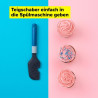 Tasty 678015 Dough Spatula, 25 cm, Flexible, Innovative Design, Soft Handle, Blue