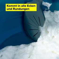 Tasty 678015 Dough Spatula, 25 cm, Flexible, Innovative Design, Soft Handle, Blue