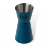 Tasty 678415 Double Cocktail Measuring Cup, 9 x 4.5 cm, 50 ml, Stainless Steel, Blue