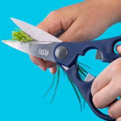 Tasty Ocean Blue Kitchen Shears 678412, Bottle Opener, 20 cm, Stainless Steel, Blue