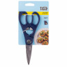 Tasty Ocean Blue Kitchen Shears 678412, Bottle Opener, 20 cm, Stainless Steel, Blue