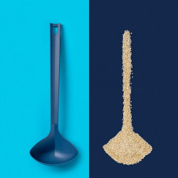 Tasty Ladle 678132, 32x11 cm, Heat-Resistant, Hanging Hole, Blue
