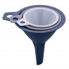 Set of 3 Tasty Ocean Blue Funnel 678399, 3 sizes, Plastic, Multicolor