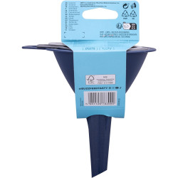Set of 3 Tasty Ocean Blue Funnel 678399, 3 sizes, Plastic, Multicolor