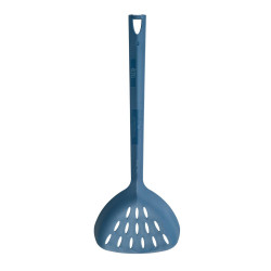 Tasty 678133 Slotted Spoon, 34 x 12.5 cm, Heat-Resistant, Hanging Hole, Blue