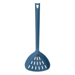Tasty 678133 Slotted Spoon, 34 x 12.5 cm, Heat-Resistant, Hanging Hole, Blue