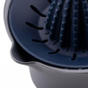Tasty Ocean Blue 678393 Manual Citrus Juicer, 0.6 L Juice Container, Blue/Gray