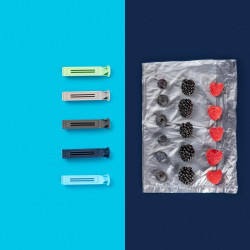 Set of 5 Tasty 678437 Sealing Clips, Plastic, Multicolor