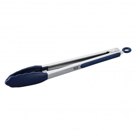 Cleste pentru servire Tasty 678387, 34,5 cm, Maner din silicon, Otel inoxidabil, Albastru