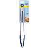 Cleste pentru servire Tasty 678387, 34,5 cm, Maner din silicon, Otel inoxidabil, Albastru