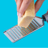 Tasty Rocky Structure 678322 Hand Grater, 25 x 5.7 cm, Stainless Steel, Eco-Friendly, Ergonomic Handle, Blue