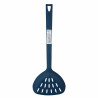 Tasty 678133 Slotted Spoon, 34 x 12.5 cm, Heat-Resistant, Hanging Hole, Blue