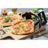 Αξεσουάρ φριτέζας Pizza XXL Philips HD9953/00, Πίτσα έως 26 cm σε 8 λεπτά, Ατσάλι, Μαύρο