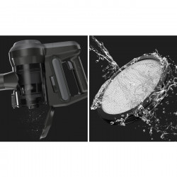 AENO ASC0001 Cordless Vacuum Cleaner, 120W, 15,000 Pa, 500 ml, LED Light, 45-Minute Run Time, Black