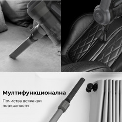 AENO ASC0001 Cordless Vacuum Cleaner, 120W, 15,000 Pa, 500 ml, LED Light, 45-Minute Run Time, Black