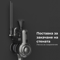 AENO ASC0001 Cordless Vacuum Cleaner, 120W, 15,000 Pa, 500 ml, LED Light, 45-Minute Run Time, Black