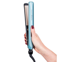 Remington S9300 Shine Therapy Pro Hair Straightener, 230°C, Ceramic Plates, Ionization, Digital Display, Blue/Pink