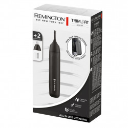 Μηχανή Trimmer Remington Trim & Fit NE8000, Μύτη, Αυτιά, Φρύδια, 5 αξεσουάρ, Συμπαγές, Μαύρο