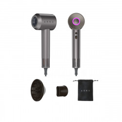 Σεσουάρ με κινητήρα χωρίς ψήκτρες AENO HD1 AHD0001, 1500W, Ιονισμός, Αισθητήρας NTC, Γκρι/Μαύρο