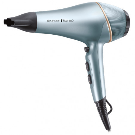 Remington AC9300 Shine Therapy Pro Hair Dryer, 2200W, Ionization, AC Motor, Cool Shot, Blue
