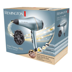 Remington AC9300 Shine Therapy Pro Hair Dryer, 2200W, Ionization, AC Motor, Cool Shot, Blue