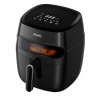 Rosberg R51980CA Air Fryer, 1350W, 5.2 L, LED Display, Hot Air, Timer, Up to 200°C, Black
