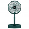 Rosberg R51760F USB Fan, 4.5W, 3 speeds, Up to 5 hours of battery life, Green