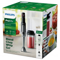 Блендер и миксер Philips Viva Collection HR2652/90, 800 W, 500 мл, Неръждаема стомана, Потопяем, ProMix, SpeedTouch, Черен