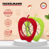 Fackelmann 42015 Apple and Pear Slicer, 2-pack, Stainless Steel, Plastic, Green/Red