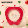 Fackelmann 42015 Apple and Pear Slicer, 2-pack, Stainless Steel, Plastic, Green/Red