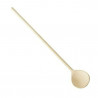 Fackelmann 30230 Wooden Cooking Spoon, 28 cm, Round, Brown