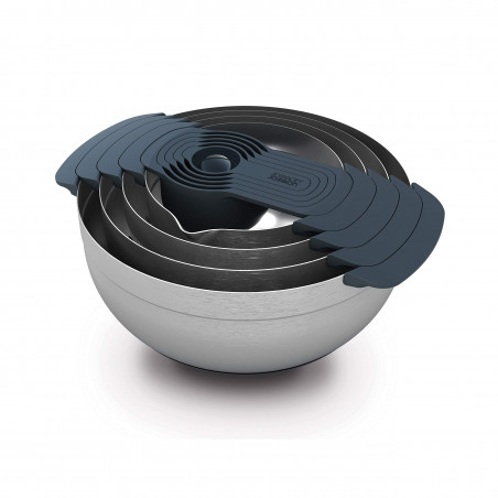 Joseph Joseph 95032 Nest 100 Bowl Set, 9 pieces, Compact design, Stainless steel