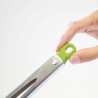 Joseph Joseph Elevate 10162 Tongs, 30 cm, Stainless Steel, Heat-Resistant up to 270°C, Gray/Green