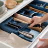 Joseph Joseph 85182 Knife Organizer, 2 tiers, BPA-free, Plastic, Blue
