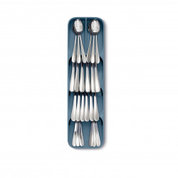 Joseph Joseph Cutlery Organizer 85181, 5 Compartments, BPA-Free, Plastic, Blue