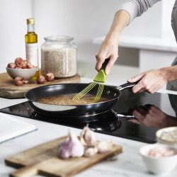 Joseph Joseph Twist 10539 Mixing Spoon, Heat-Resistant Silicone, 2-in-1, BPA-Free, Gray/Green