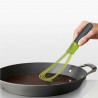 Joseph Joseph Twist 10539 Mixing Spoon, Heat-Resistant Silicone, 2-in-1, BPA-Free, Gray/Green