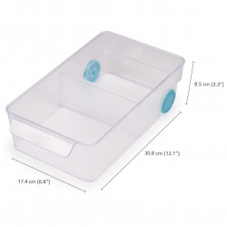 Organizator pentru frigider  Joseph Joseph 851663, 17,4x30,8 cm, Fara BPA, Plastic, Transparent