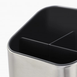 Joseph Joseph 851645 Cutlery Organizer, Stainless Steel Body, Collapsible, Gray