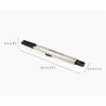 Joseph Joseph Elevate 10574 Precision Tongs, Heat-resistant up to 270°C, Hanging Loop, Stainless Steel/Black