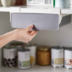 Joseph Joseph Drawer 85148, Shelf Mount, Easy Adhesive Installation, Plastic, Gray