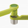 Joseph Joseph Garlic Press 20102, Twist-Action, Stainless Steel, BPA-Free, Green