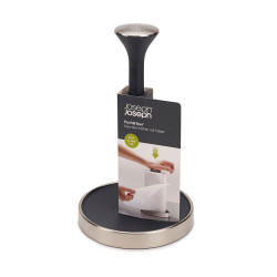 Joseph Joseph 85140 Kitchen Towel Holder, Swivel Head, Non-Slip Base, Gray