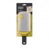 Joseph Joseph GripGrater 20139 Grater, Stainless Steel, Non-Slip Tip, BPA-Free, Yellow/Black