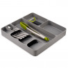 Joseph Joseph Cutlery Organizer 85127, 8 Compartments, BPA-Free, Plastic, Gray