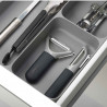 Joseph Joseph Cutlery Organizer 85127, 8 Compartments, BPA-Free, Plastic, Gray